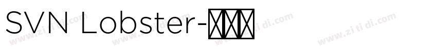 SVN Lobster字体转换